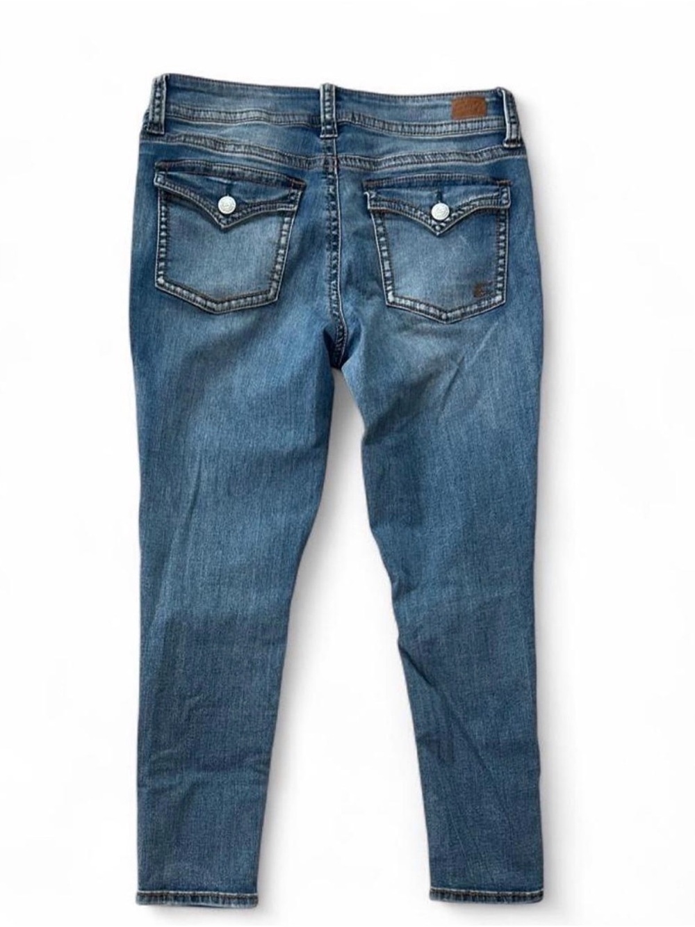 Seven7 blue skinny jeans size 12 - Picture 4 of 4